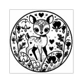 Spring Fawn Rubberstempel (Afrduk)
