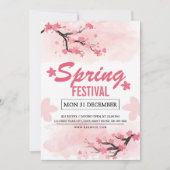 Spring Festival Flyer-Sjabloon Kaart (Voorkant)