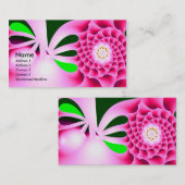 Spring Fever Colorful Abstract Visitekaartje (Voorkant / Achterkant)