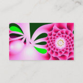 Spring Fever Colorful Abstract Visitekaartje (Achterkant)