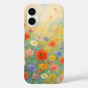 Spring Field Flowers Telefoonhoesje iPhone / iPad 16 Hoesje