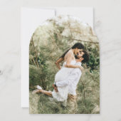 Spring Fleur de lis bruiloft salie groen wit Kaart (Achterkant)