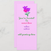 Spring Fling Invitation Kaart (Voorkant / Achterkant)