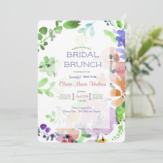 Spring Fling Invitation Kaart (Staand voorkant)