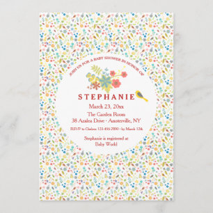 Spring Fling Invitation Kaart