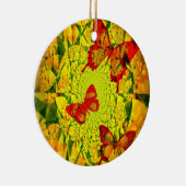 Spring Fling Keramisch Ornament (Rechts)