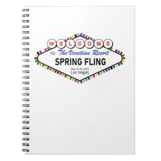 Spring Fling Notitieboek