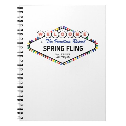 Spring Fling Notitieboek (Voorkant)