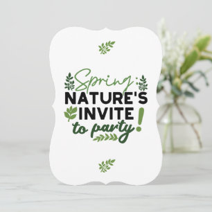 Spring Fling Party - Natuur's Celebration Call Kaart