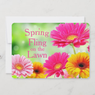 Spring Fling Pink Daisy Floral