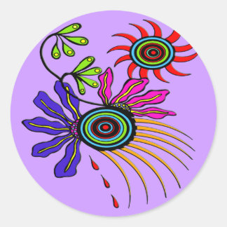 Spring Fling Ronde Sticker
