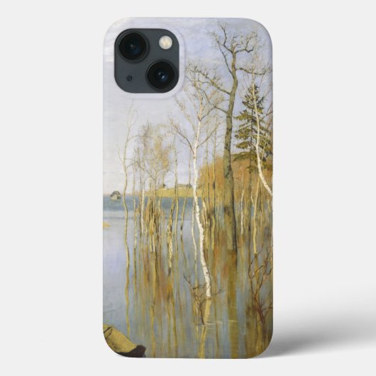 Spring Flood beroemd gemaakt door Isaac Levitan Case-Mate iPhone Case (Achterkant)