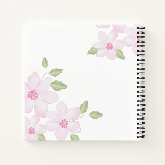 Spring Floral 8,5 x 8,5-inch Notitieboek (Achterkant)