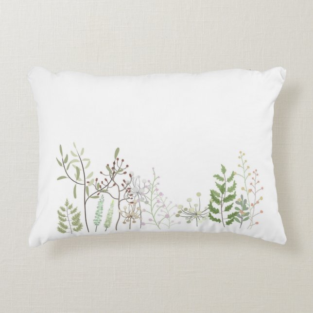 Spring Floral Accent Pillow Accent Kussen (Voorkant)