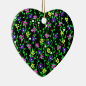 Spring Floral Art Keramisch Ornament (Rechts)