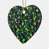 Spring Floral Art Keramisch Ornament (Links)