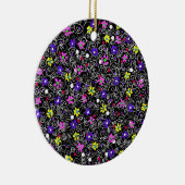 Spring Floral Art Keramisch Ornament (Rechts)
