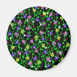 Spring Floral Art Magneet