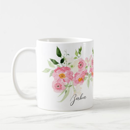 Spring Floral Baba Coffee Mok (Links)