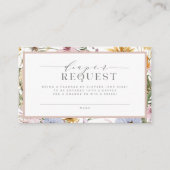 Spring Floral Baby in Bloom Diaper Raffle | Informatiekaartje (Voorkant)