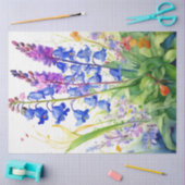 Spring Floral Bluebells Tissue Paper Tissuepapier (Craft)