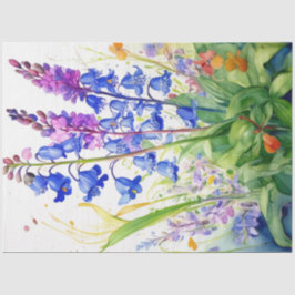 Spring Floral Bluebells Tissue Paper Tissuepapier