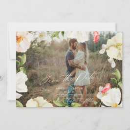 Spring Floral Canopy Save the Date Aankondiging