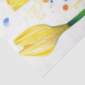 Spring Floral Daffodil Tissue Paper Tissuepapier (Detail)