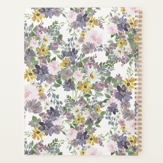 Spring Floral Day Planner (Achterkant)