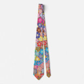 Spring Floral Design Stropdas (Voorkant)