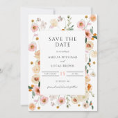 Spring Floral Enregistrer la date Invitation (Devant)