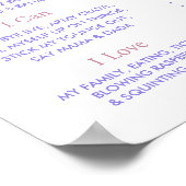 Spring Floral Fairy First 1st Birthday Milestone Poster (Hoek)