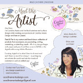 Spring Floral Folk Journal Notitieboek met citaat