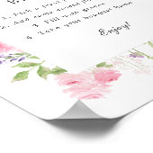 Spring Floral Frame Bouquet Bar Poster (Hoek)