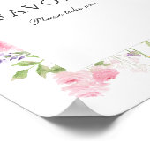 Spring Floral Frame Favours Poster (Hoek)