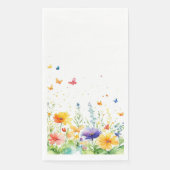 Spring Floral Garden Butterfly Guest Handdoek Servet (Voorkant)