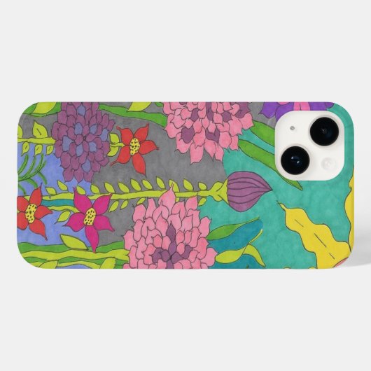 Spring Floral Garden Case-Mate iPhone Case (Achterkant (horizontaal))