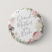 Spring Floral Grandmoeder van de Bride Button (Voorkant)