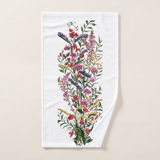 Spring Floral Guest Hand Towel Handdoek (Handdoek)