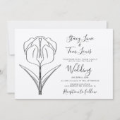 Spring Floral Hand Drawn Earthy Kaart (Voorkant)