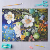 Spring Floral Kleurrijk Weefselpapier Tissuepapier (Craft)