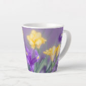 Spring floral Latte Mug Latte Mok (Rechterhoek)