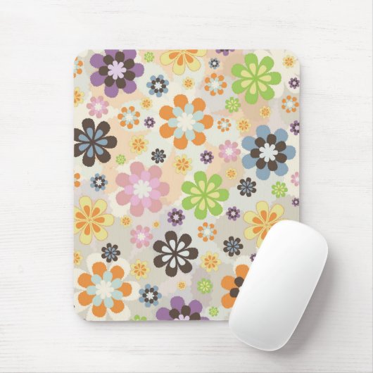 Spring Floral Mousepad Muismat (Met muis)