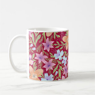 Spring Floral Pattern Koffiemok