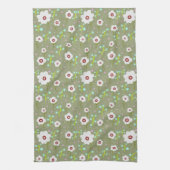 Spring Floral Pattern Theedoek (Verticaal)