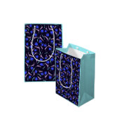 Spring Floral Pattern Turquoise Medium Cadeauzakje