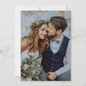 Spring Floral Photo Enregistrer La Carte Date (Dos)