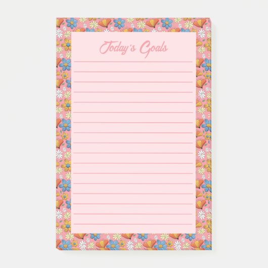 Spring Floral Post-It Notes (Devant)