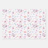 Spring Floral | Roze telefooncel Inpakpapier Vel (Voorkant 3)