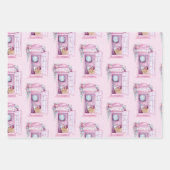 Spring Floral | Roze telefooncel Inpakpapier Vel (Voorkant 2)